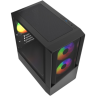 Компьютерный корпус Powercase Mistral Micro A15B FRGB Black (CMMA15B-L3)