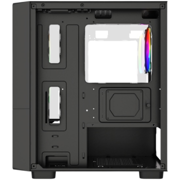 Компьютерный корпус Powercase Mistral Micro A15B FRGB Black (CMMA15B-L3)