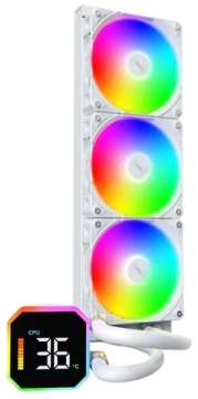 Система жидкостного охлаждения для процессора Montech HYPERFLOW DIGITAL 360 (W) White