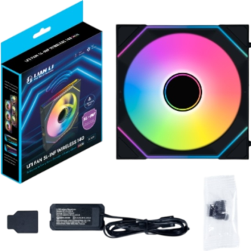Вентилятор для корпуса Lian Li UNI FAN SL-INF 140 Wireless ARGB Black (14SLIN1W1B) (G99.14SLIN1W1B.R0)