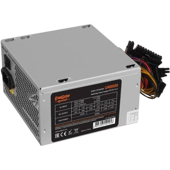 Блок питания ExeGate 600W UNS600 (ES261570RUS)
