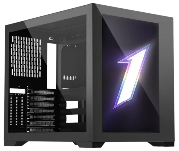 Компьютерный корпус 1STPLAYER STEAMPUNK SP7 EV EMOTION VIEW Black (SP7-EV-BK)