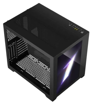 Компьютерный корпус 1STPLAYER STEAMPUNK SP7 EV EMOTION VIEW Black (SP7-EV-BK)