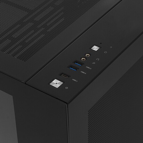 Компьютерный корпус 1STPLAYER STEAMPUNK SP7 EV EMOTION VIEW Black (SP7-EV-BK)