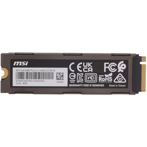Твердотельный накопитель MSI 2000 Gb SPATIUM M460 S78-440Q420-P83