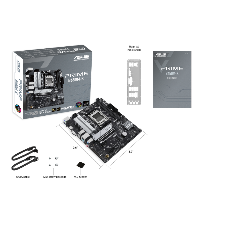 Материнская плата ASUS PRIME B650M-K 90MB1F60-M0EAY0
