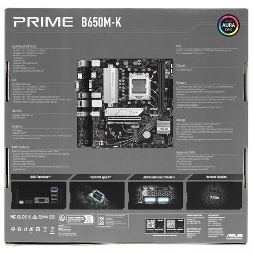 Материнская плата ASUS PRIME B650M-K 90MB1F60-M0EAY0