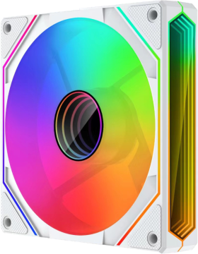 Вентилятор для корпуса Helly 6-PRO 120 мм Mirror ARGB Reverse White