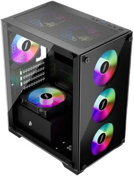 Компьютерный корпус 1STPLAYER FIREBASE X2-M LED Black (X2-M-4F1)