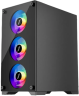 Компьютерный корпус 1STPLAYER FIREBASE X2-M LED Black (X2-M-4F1)