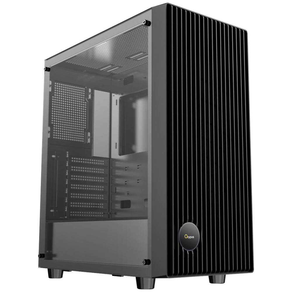Компьютерный корпус Ocypus Gamma C70 BK TG Black (Gamma-C70-BKG000XX-GL)