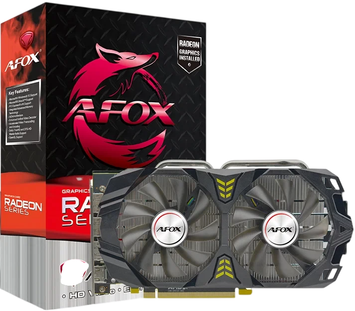 Видеокарта AFox (AFRX580-8192D5H7-V4) Radeon RX 580 8GB DUAL