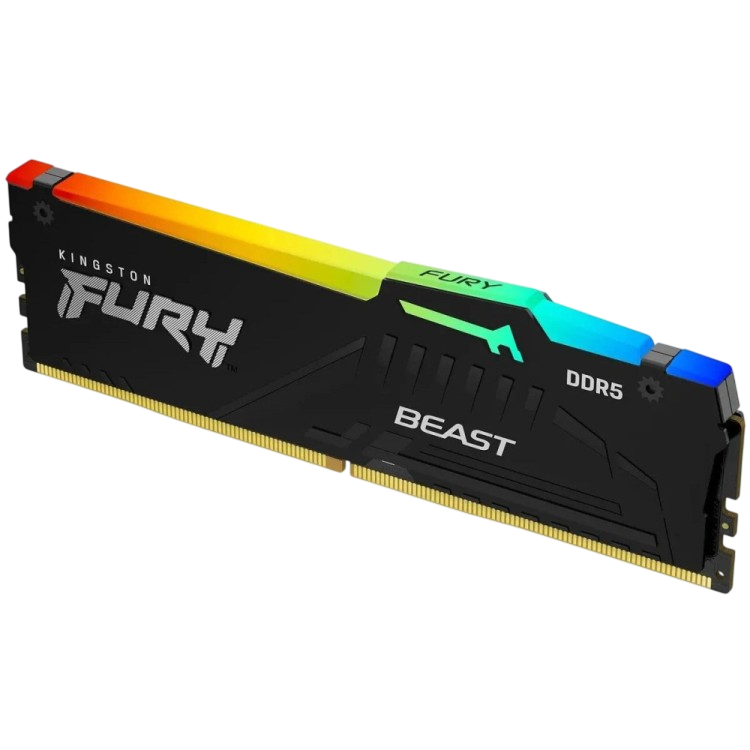 Оперативная память 32 Gb 6400 MHz Kingston FURY Beast RGB Black (KF564C32BBA-32)