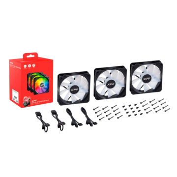 Комплект вентиляторов для корпуса ADATA XPG VENTOR120ARGBPWM3C-BKCWW