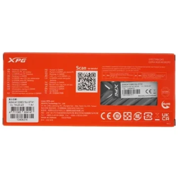 Оперативная память 8 Gb 4133 MHz ADATA XPG SPECTRIX D41 RGB (AX4U41338G19J-ST41)