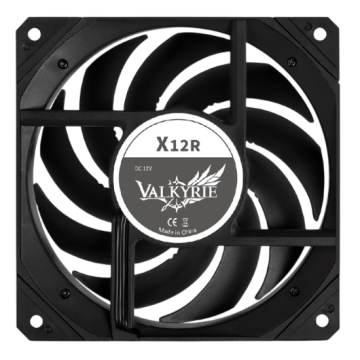 Вентилятор для корпуса Valkyrie X12 ARGB Reverse Black (HW X12ER)