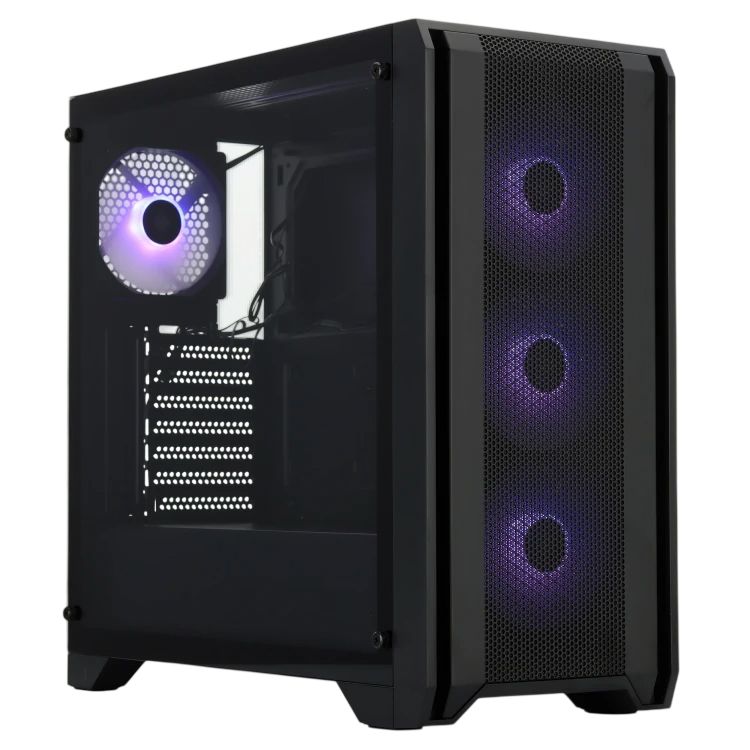 Компьютерный корпус XASTRA A500 4ARGB Black (A500-BK-FC120ARGB-4F-GL)