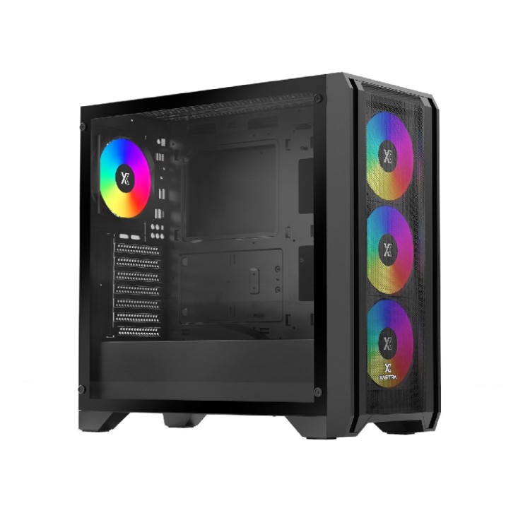 Компьютерный корпус XASTRA A500 4ARGB Black (A500-BK-FC120ARGB-4F-GL) 