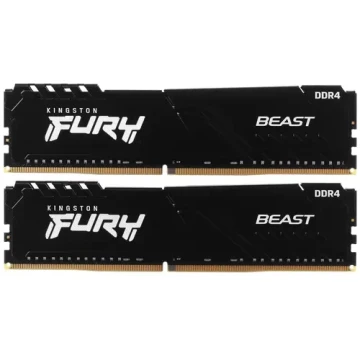 Оперативная память 32 Gb 3733 MHz Kingston FURY BEAST Black (KF437C19BB1K2/32)