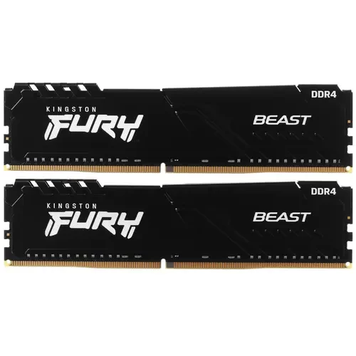 Оперативная память 32 Gb 3733 MHz Kingston FURY BEAST Black (KF437C19BB1K2/32)