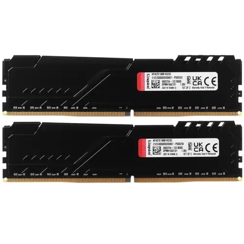 Оперативная память 32 Gb 3733 MHz Kingston FURY BEAST Black (KF437C19BB1K2/32)