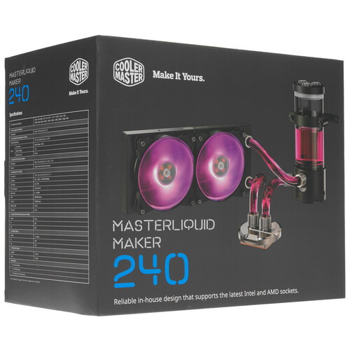 Система водяного охлаждения для процессора Cooler Master MASTER LIQUID MAKER 240 MLZ-N24L-C20PC-R1