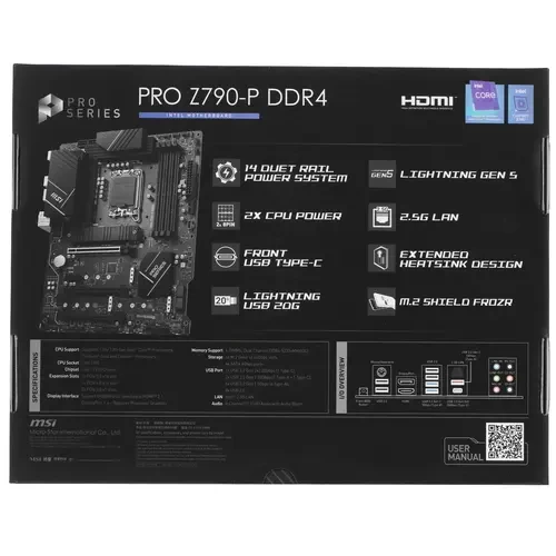 Материнская плата MSI PRO Z790-P DDR4
