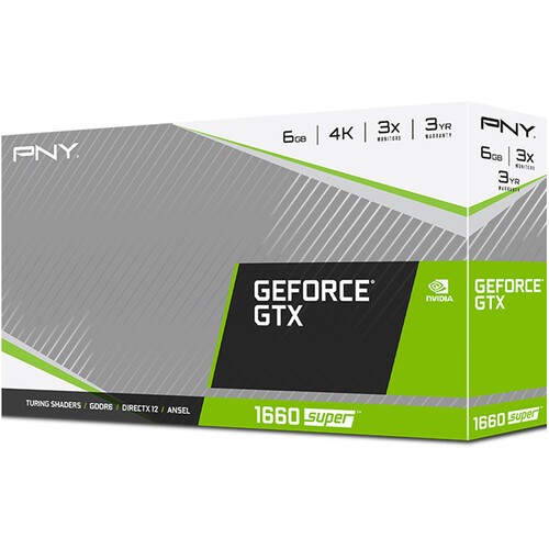 Видеокарта PNY (VCG16606SDFPPB) GeForce GTX 1660 SUPER 6GB Dual Fan