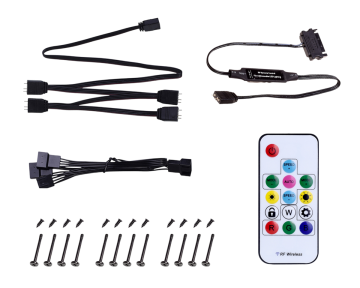 Вентилятор для корпуса ID-COOLING DF-12025-ARGB TRIO PWM ARGB