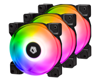 Вентилятор для корпуса ID-COOLING DF-12025-ARGB TRIO PWM ARGB