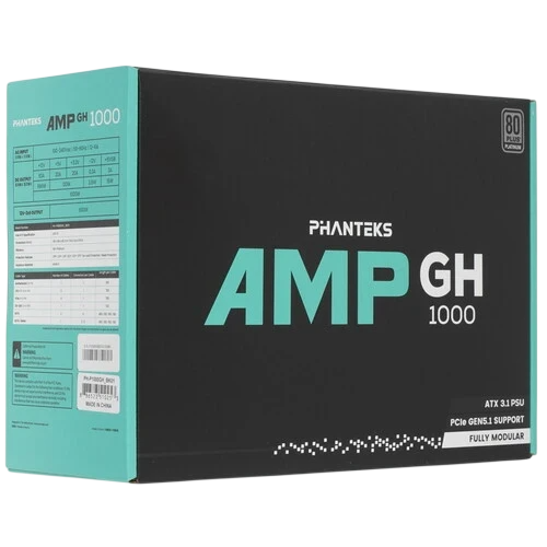 Блок питания PHANTEKS 1000W AMP GH (PH-P1000GR_BK01) 16 Pin (PCIe 5.1 Connector Cable Details)