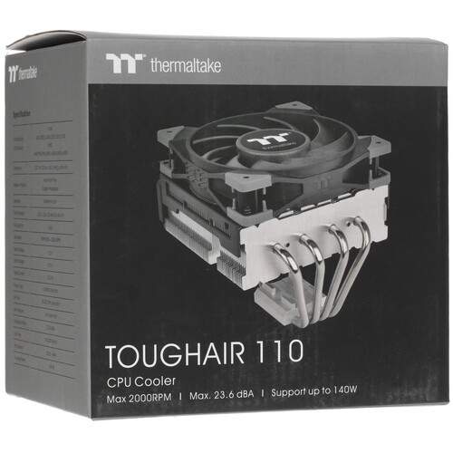 Кулер для процессора Thermaltake TOUGHAIR 110 Air cooler PWM CL-P073-AL12BL-A PWM