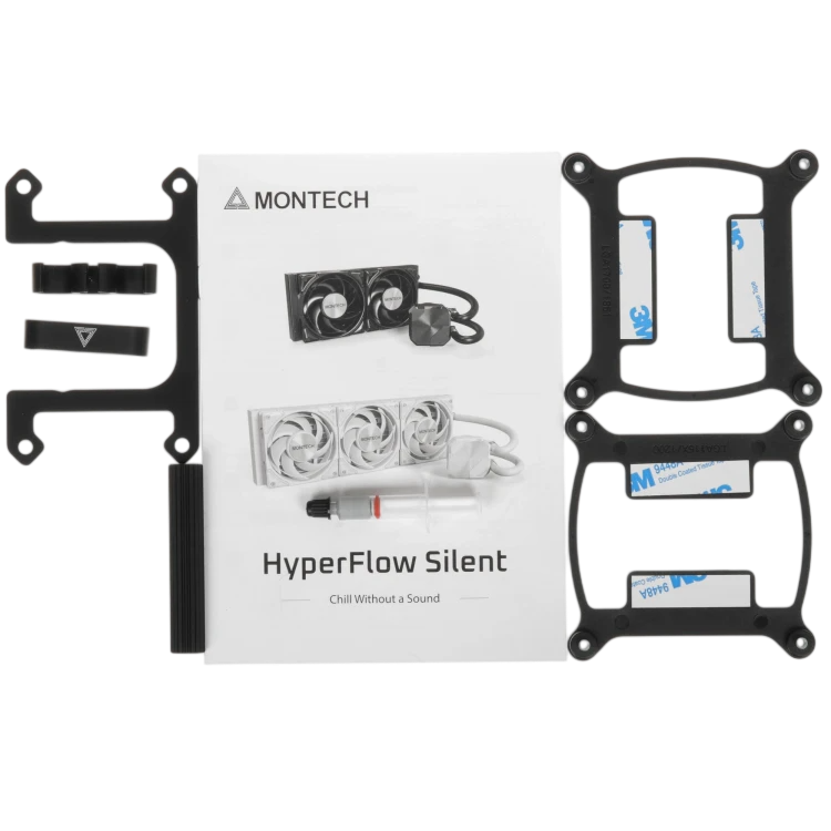 Система жидкостного охлаждения для процессора Montech HYPERFLOW SILENT 360 (B) Black
