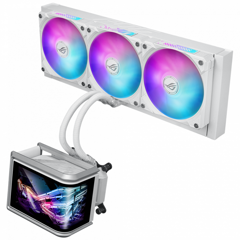 Система жидкостного охлаждения для процессора ASUS ROG RYUO IV SLC 360 ARGB White (90RC0152-B0EAY0)