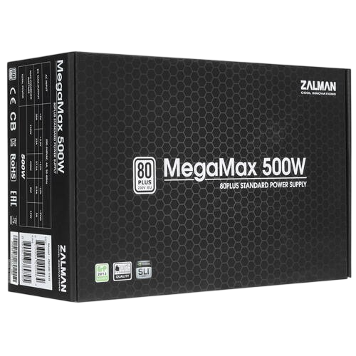 Блок питания Zalman 500W MegaMax (ZM500-TXII)
