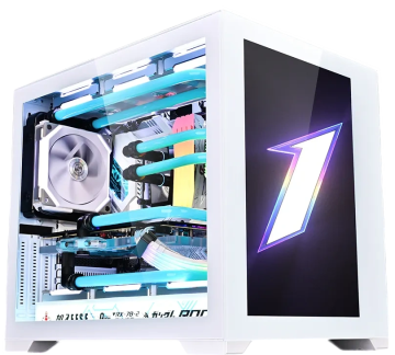 Компьютерный корпус 1STPLAYER STEAMPUNK SP7 EV EMOTION VIEW White (SP7-EV-WH)