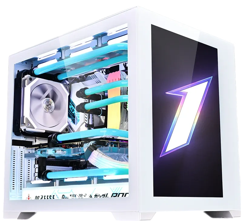 Компьютерный корпус 1STPLAYER STEAMPUNK SP7 EV EMOTION VIEW White (SP7-EV-WH)
