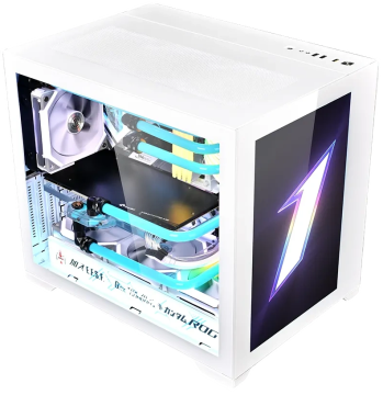 Компьютерный корпус 1STPLAYER STEAMPUNK SP7 EV EMOTION VIEW White (SP7-EV-WH)