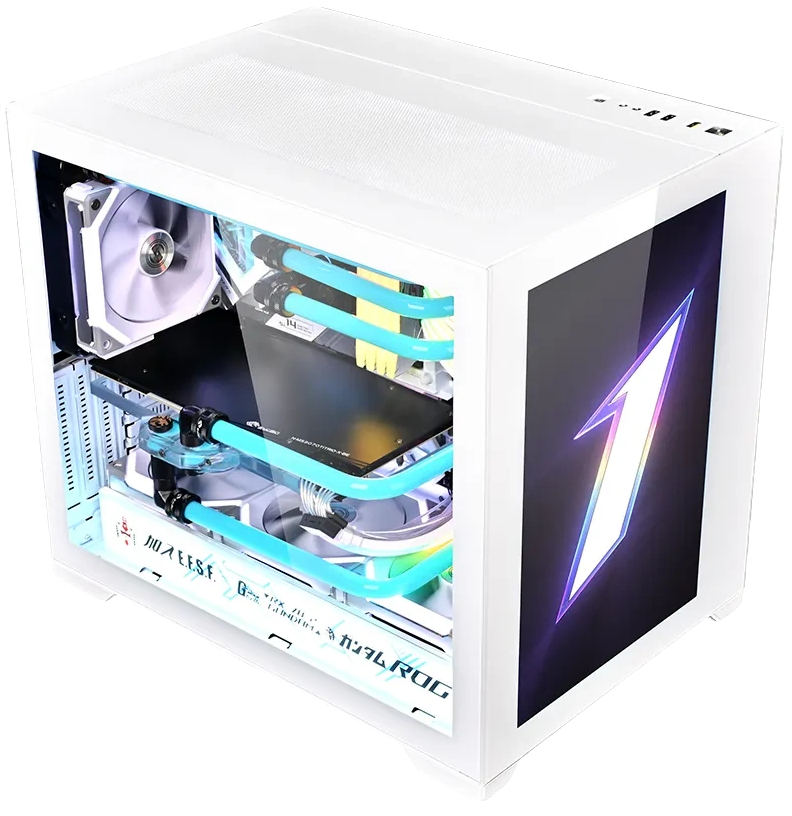 Компьютерный корпус 1STPLAYER STEAMPUNK SP7 EV EMOTION VIEW White (SP7-EV-WH)