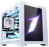 Компьютерный корпус 1STPLAYER STEAMPUNK SP7 EV EMOTION VIEW White (SP7-EV-WH)