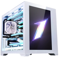 Компьютерный корпус 1STPLAYER STEAMPUNK SP7 EV EMOTION VIEW White (SP7-EV-WH)