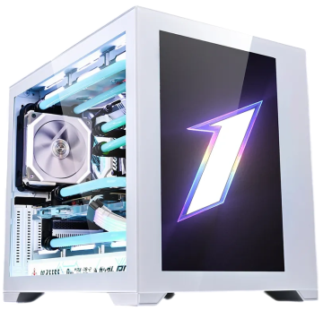 Компьютерный корпус 1STPLAYER STEAMPUNK SP7 EV EMOTION VIEW White (SP7-EV-WH)
