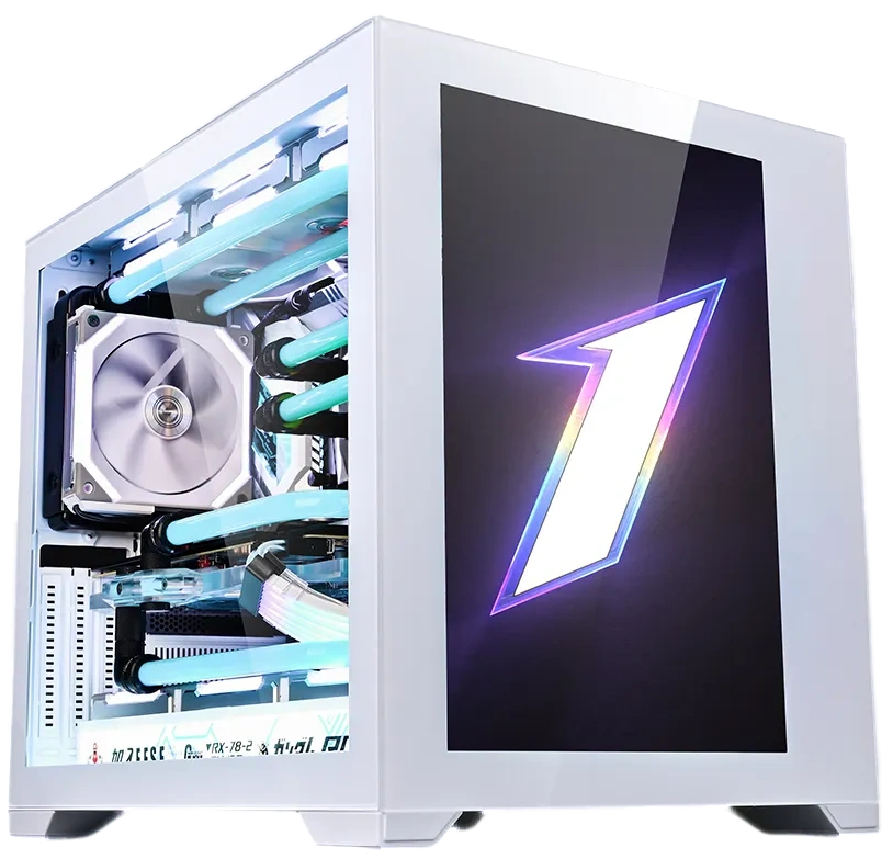 Компьютерный корпус 1STPLAYER STEAMPUNK SP7 EV EMOTION VIEW White (SP7-EV-WH)