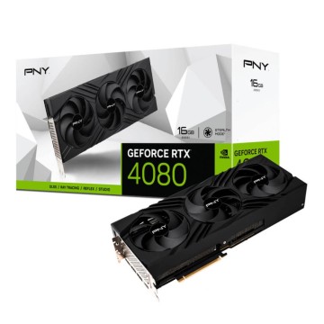 Видеокарта PNY (VCG408016TFXPB1) GeForce RTX 4080 16GB VERTO 3FAN DLSS 3