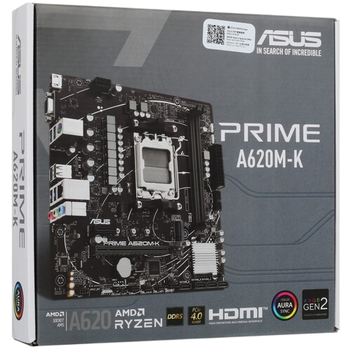 Материнская плата ASUS PRIME A620M-K (90MB1F40-M0EAY0)
