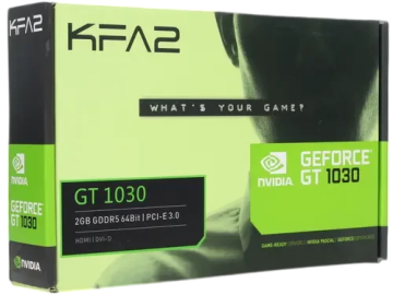 Видеокарта KFA2 (30NPH4HVQ4SK) GeForce GT 1030 2GB