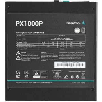 Блок питания Deepcool 1000W PX1000P Black R-PXA00P-FC0B-EU 16 Pin (PCIe 5.0 Connector Cable Details)