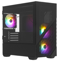 Компьютерный корпус 1STPLAYER DK D7 LED Black (D7-BK-3F1)