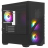 Компьютерный корпус 1STPLAYER DK D7 LED Black (D7-BK-3F1)