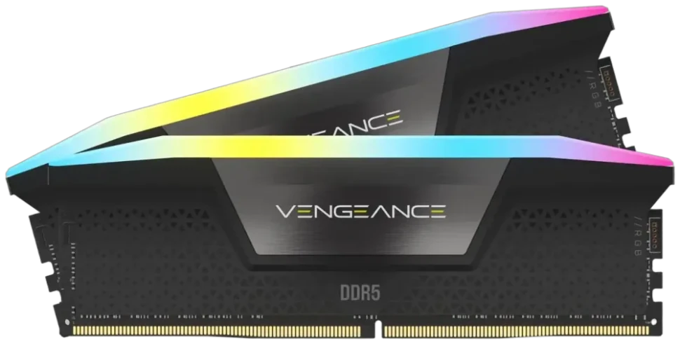 Оперативная память 32 Gb 6000 MHz Corsair VENGEANCE RGB Black XMP (CMH32GX5M2E6000C36)